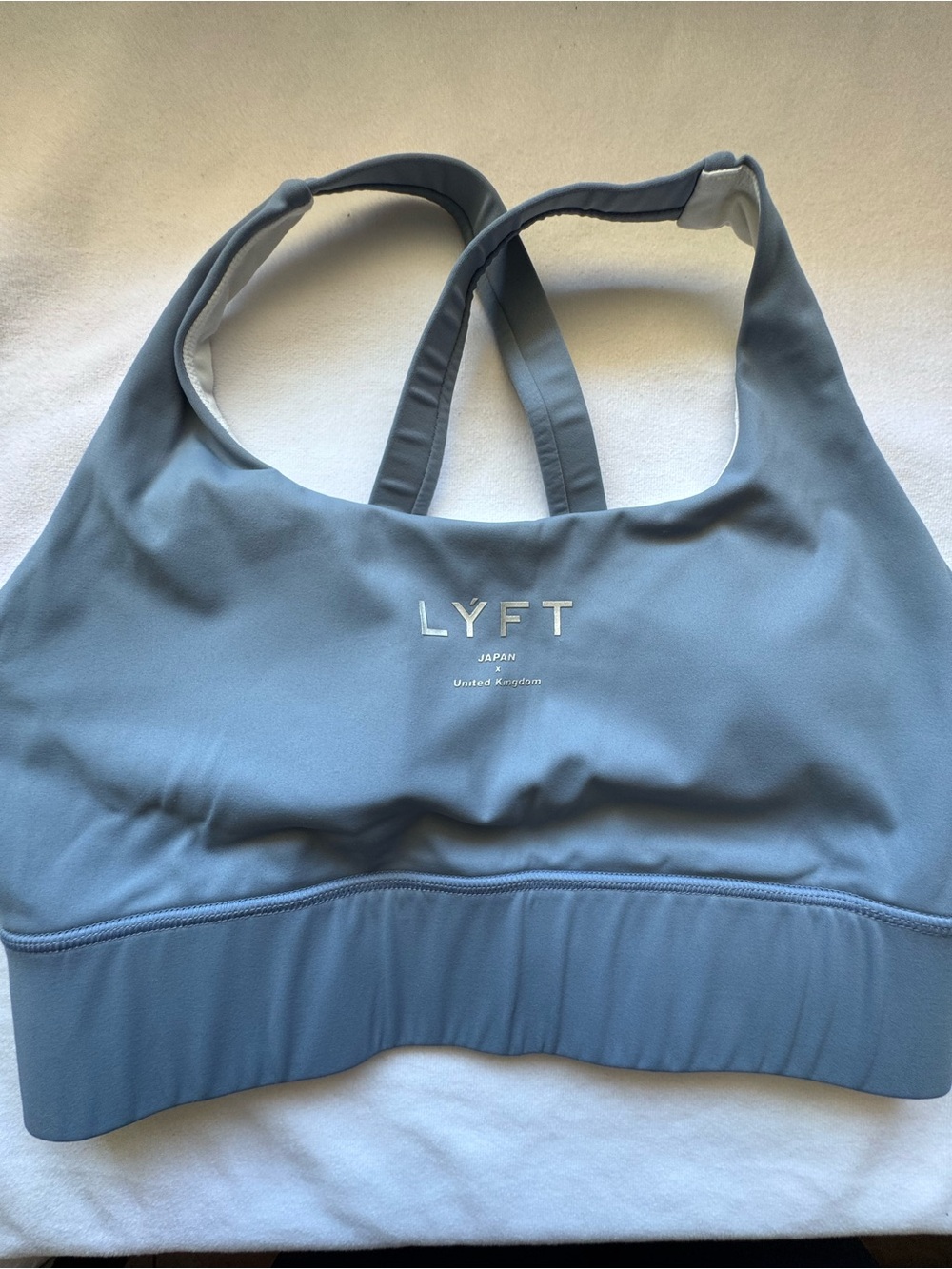 Women's Slate Blue Racerback Sports Bra